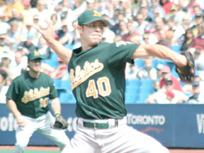 Rich Harden pitching