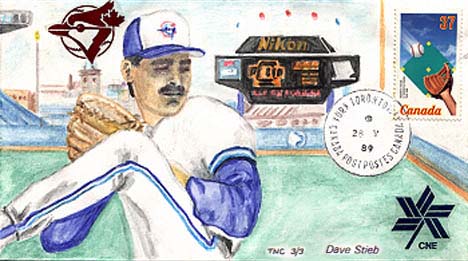 Commemorative Cover of Dave Stieb