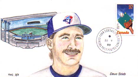 Commemorative Cover of Dave Stieb